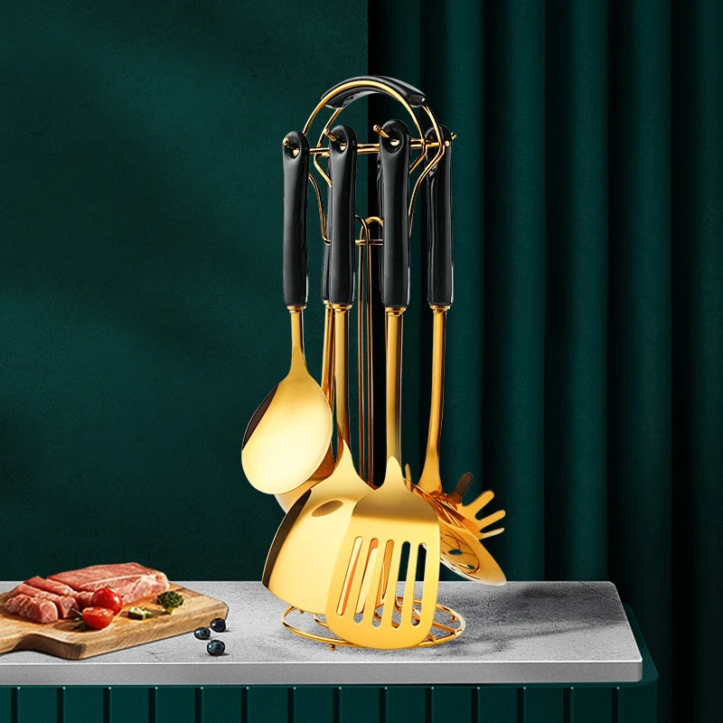 Stainless Steel Utensil Kitchen  Cooking Tools 6pcs Set Kitchen
