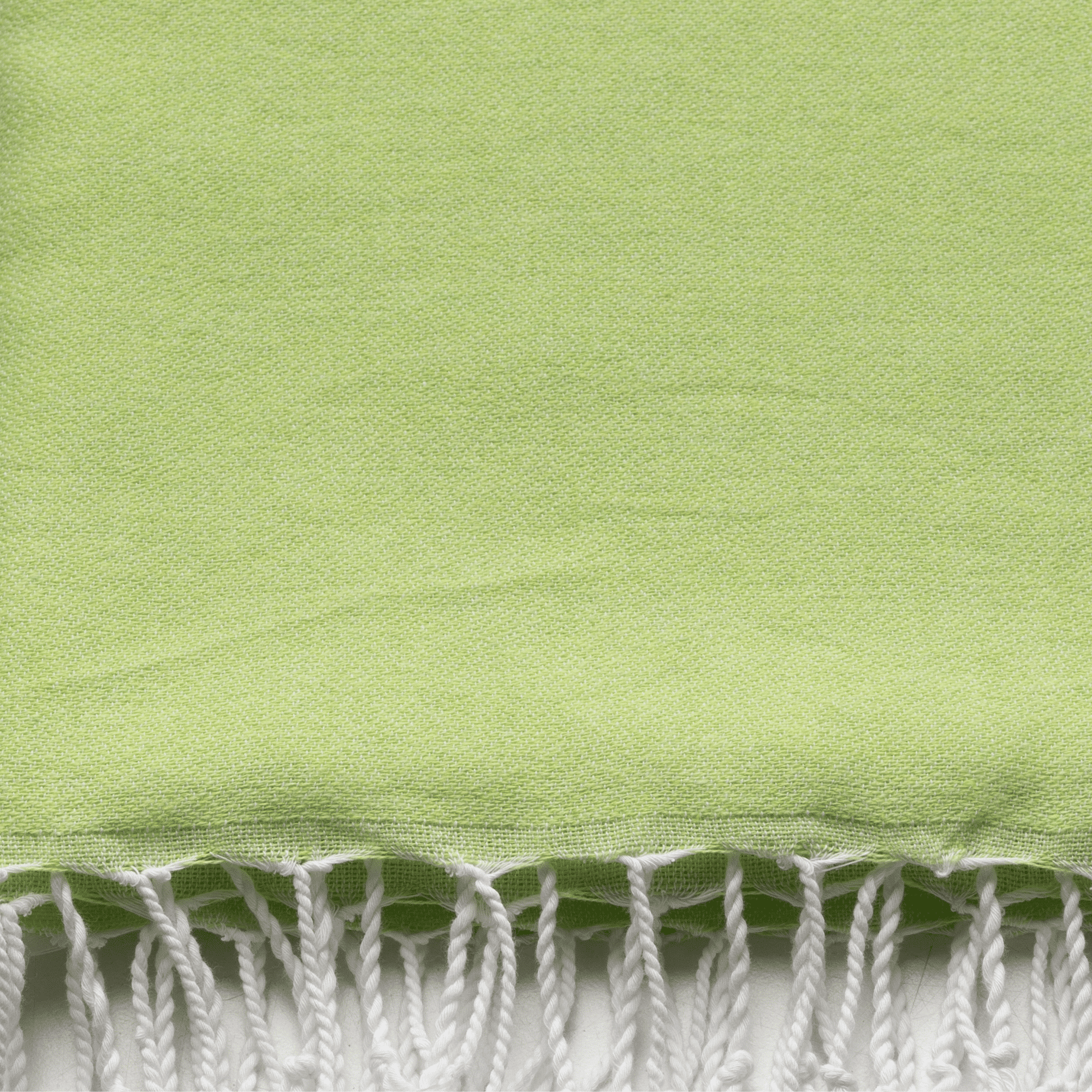 2-in-1 Hammam Towel Bag Neon Mint & Lime – Recycled Cotton